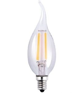 Airam E14 LED liekkilamppu, 250 lm, 2700K