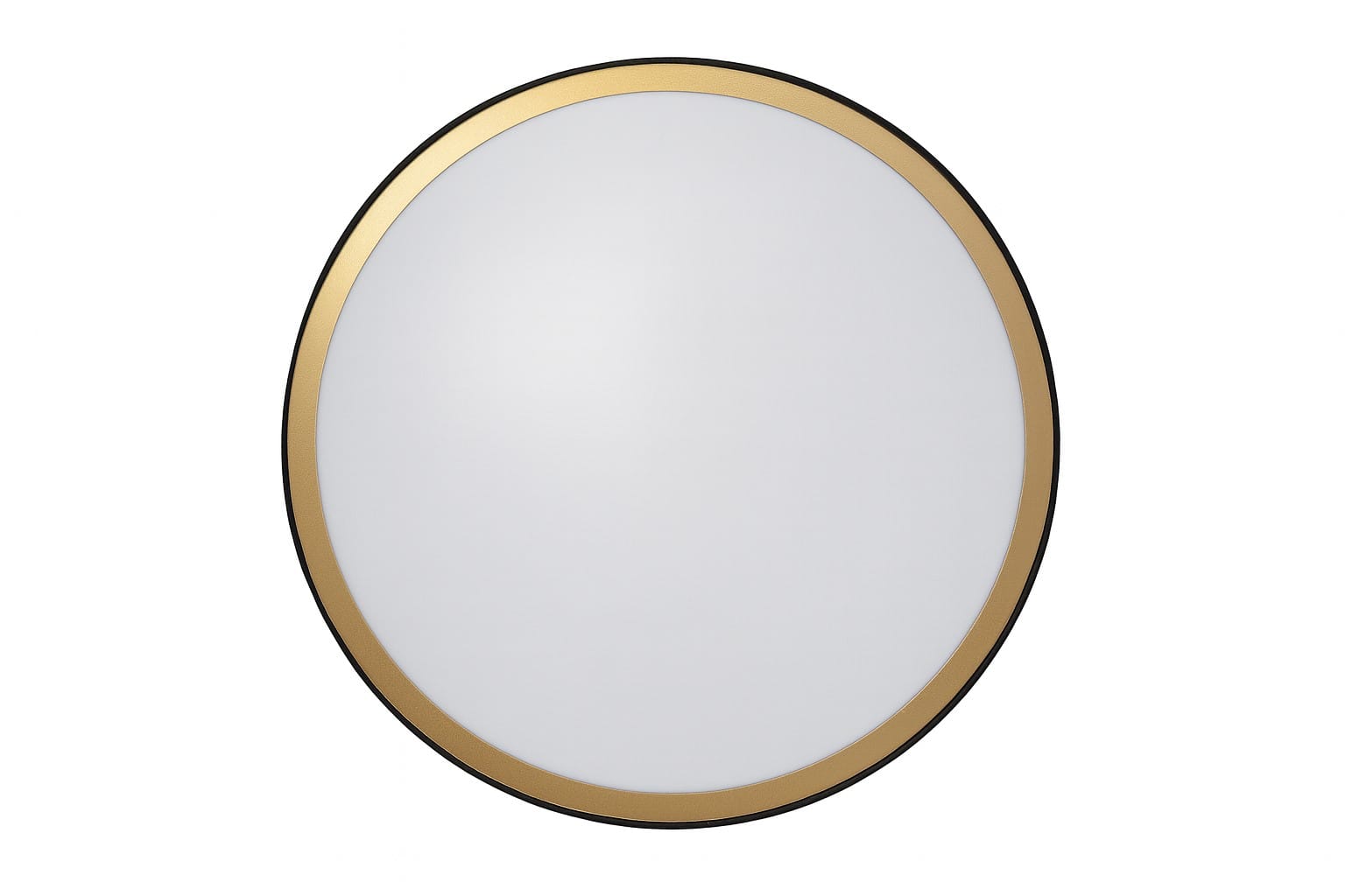 Frida-30 plafondi kultainen kehys ja musta nahkayksityiskohta