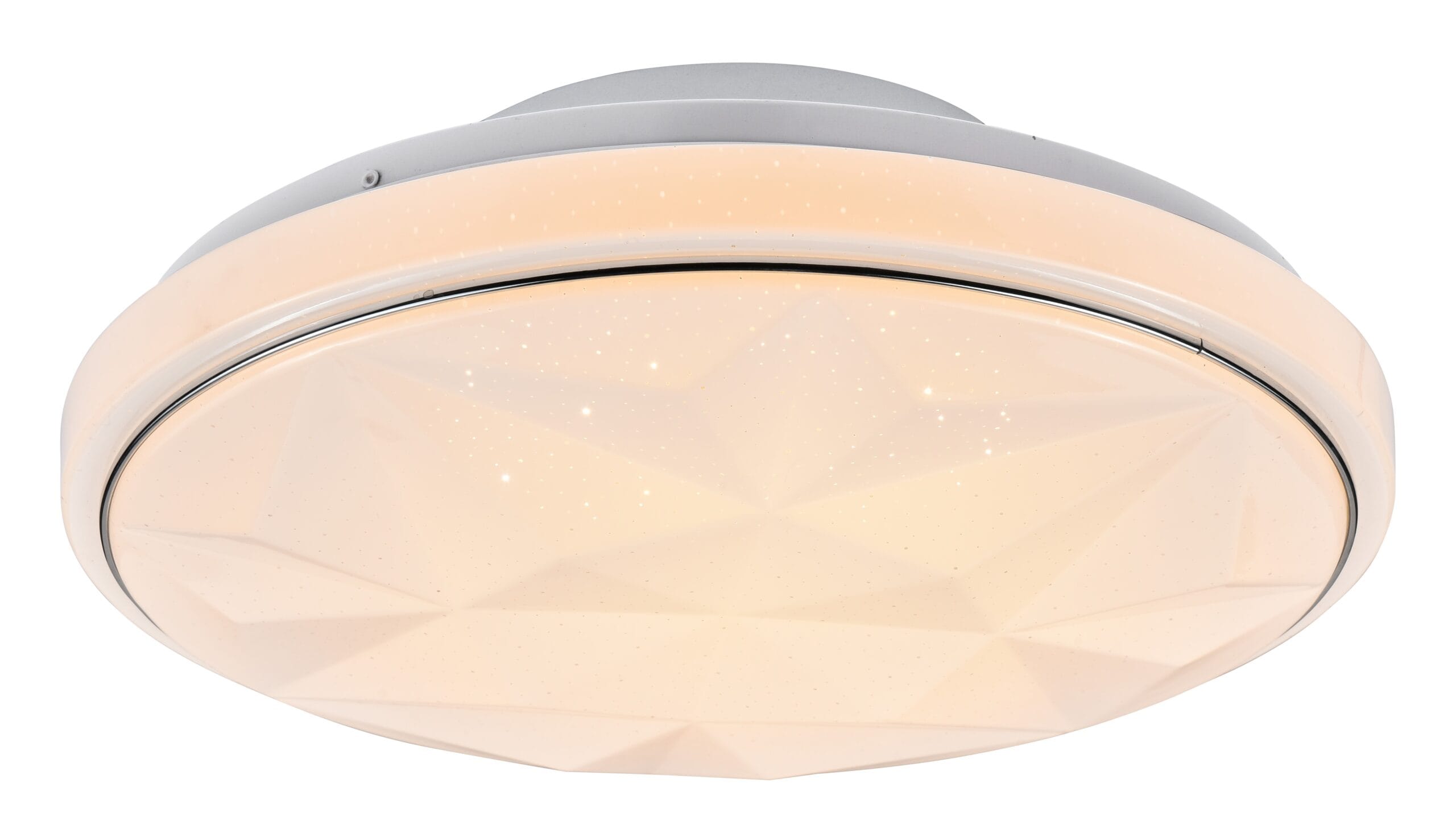 Moderni kristalli-kuvioitu LED-kattovalaisin Amalia 38 cm