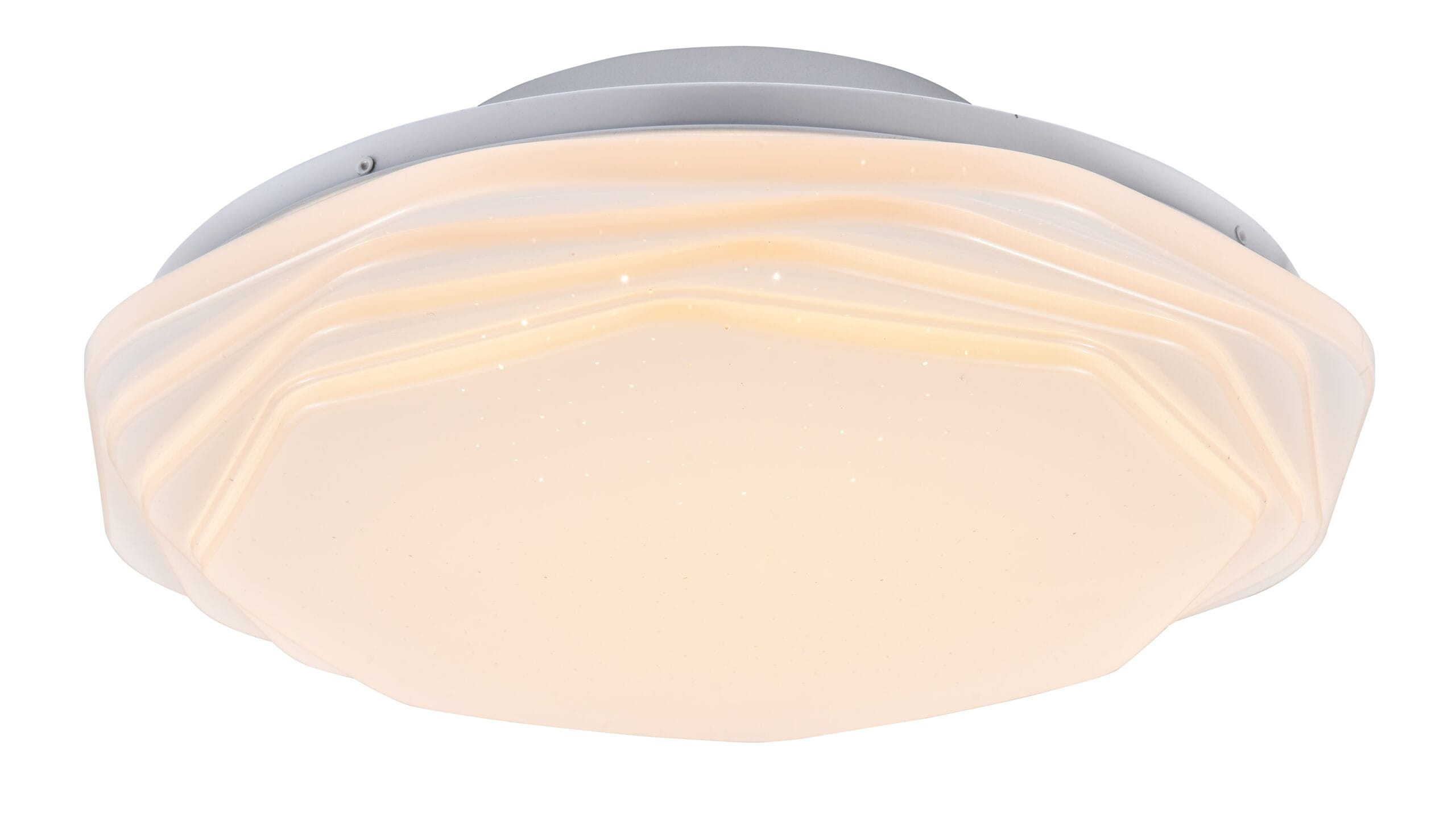 Valkoinen Donna led plafondi 36 cm